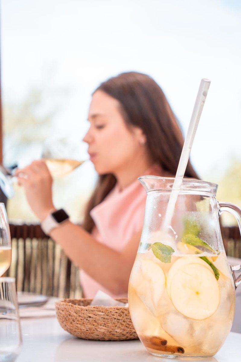 A sangria na esplanada