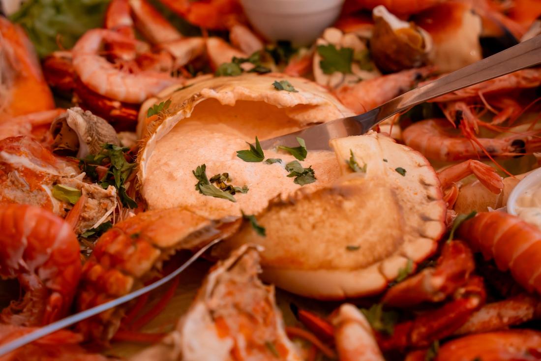 A mariscada, ao pormenor